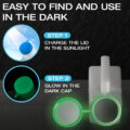 2.1 Tilcare portable urinal for men with glow in the dark lid for easy nighttime use.