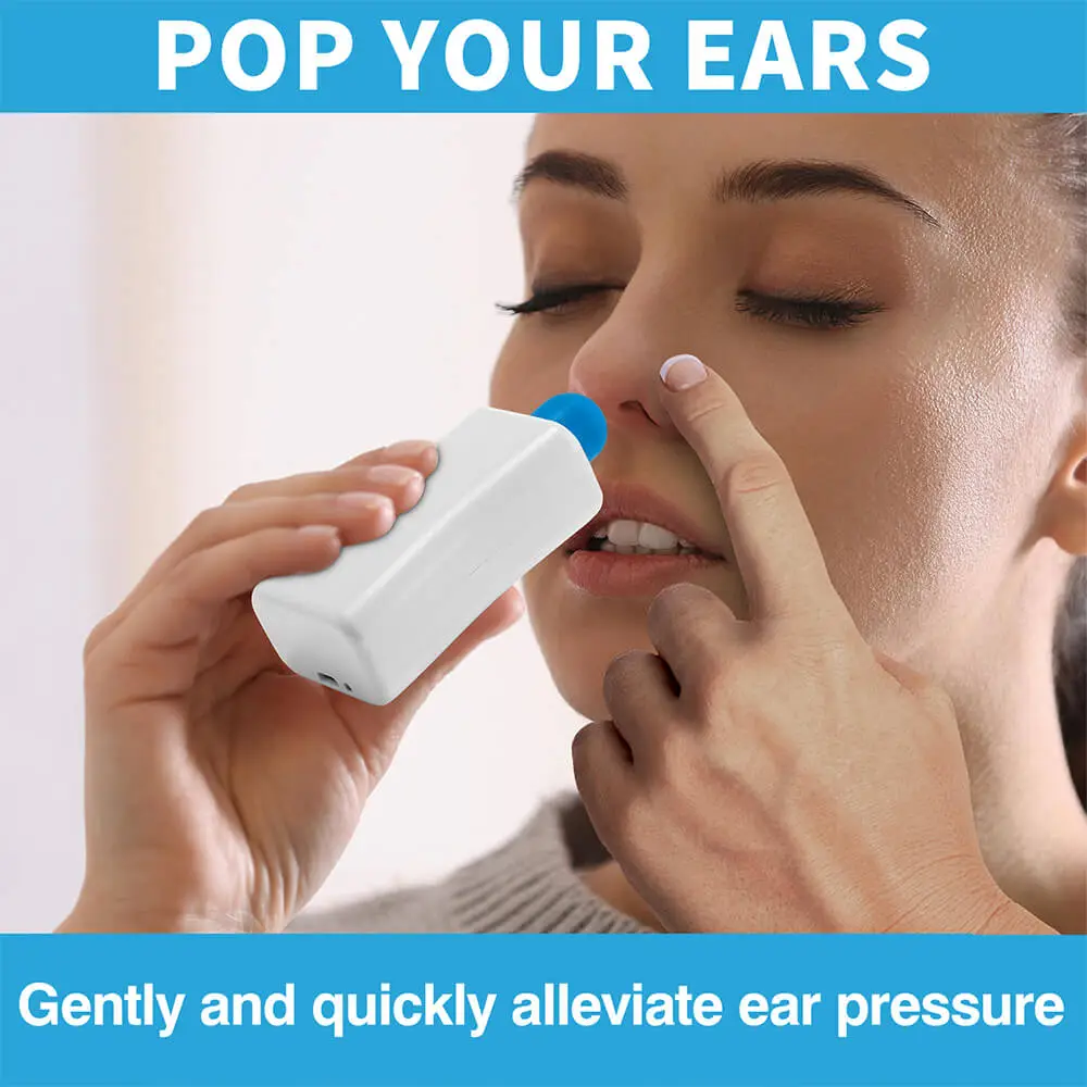 Tilcare Rechargeable Ear Pressure Relief Device for Flying gently alleviate ear pressure