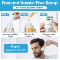 3-2 Derma Roller comes with fast and hassle-free setup