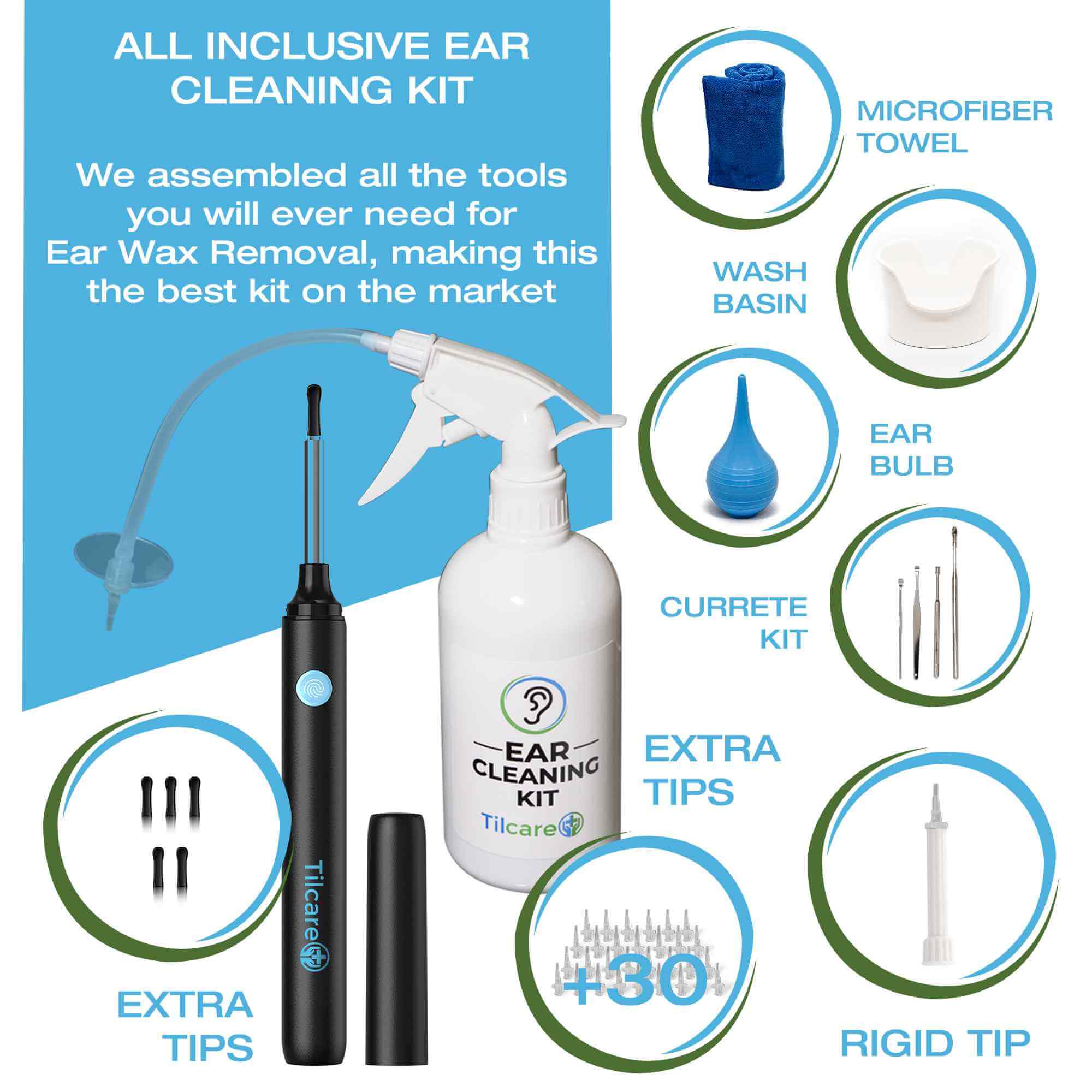 3 Ear Wax Removal Tool with Camera comes with full package