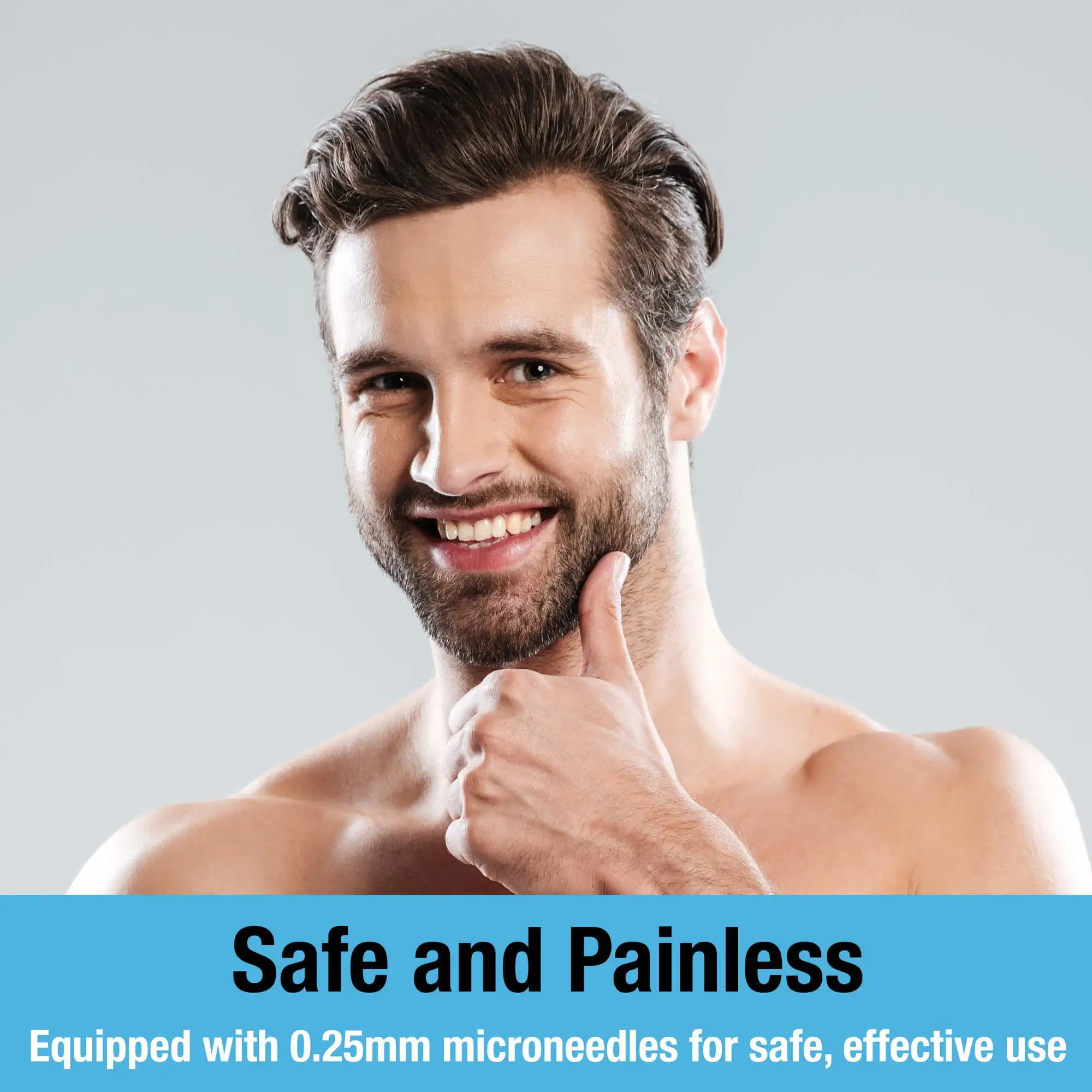 4 Tilcare Beard and Hair Ultra Derma Roller is safe and painless