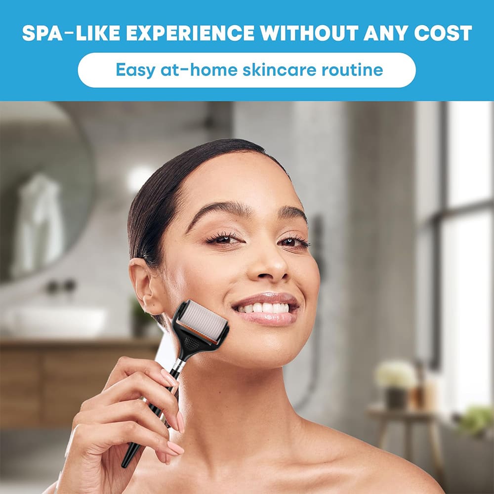 Peach Derma Roller gives you spa like experience