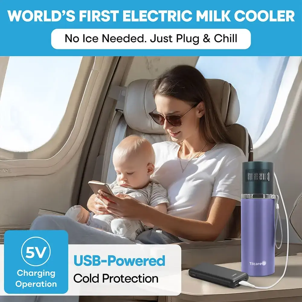 World's first electric breastmilk cooler bottle