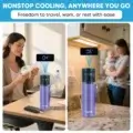 electric breastmilk cooler bottle is easy to care and handle
