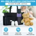 electric breastmilk cooler bottle comes with BPA free, and anti leak construction