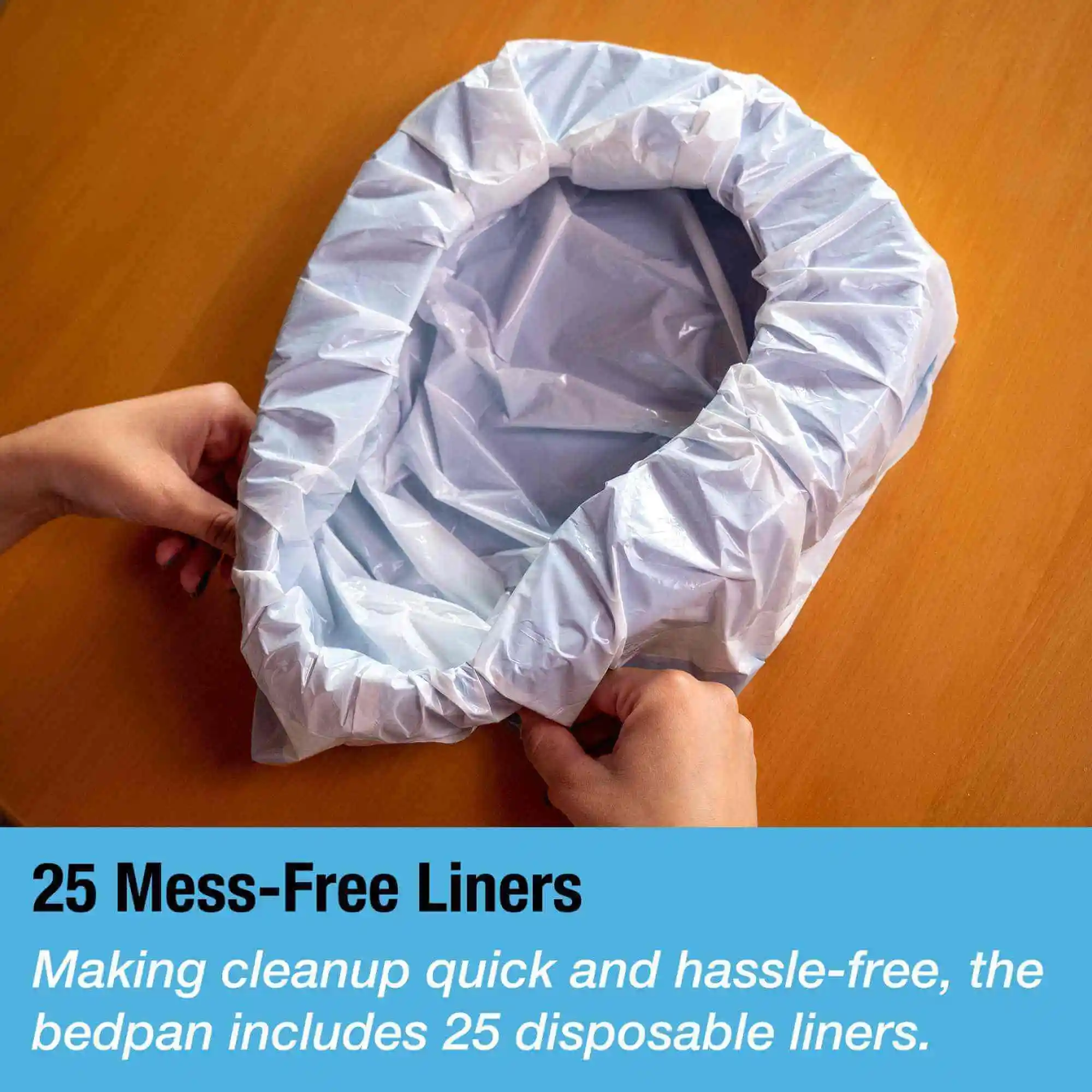 Bedpan Set with 25 liners