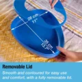 Bedpan Set with liners comes with removable lid