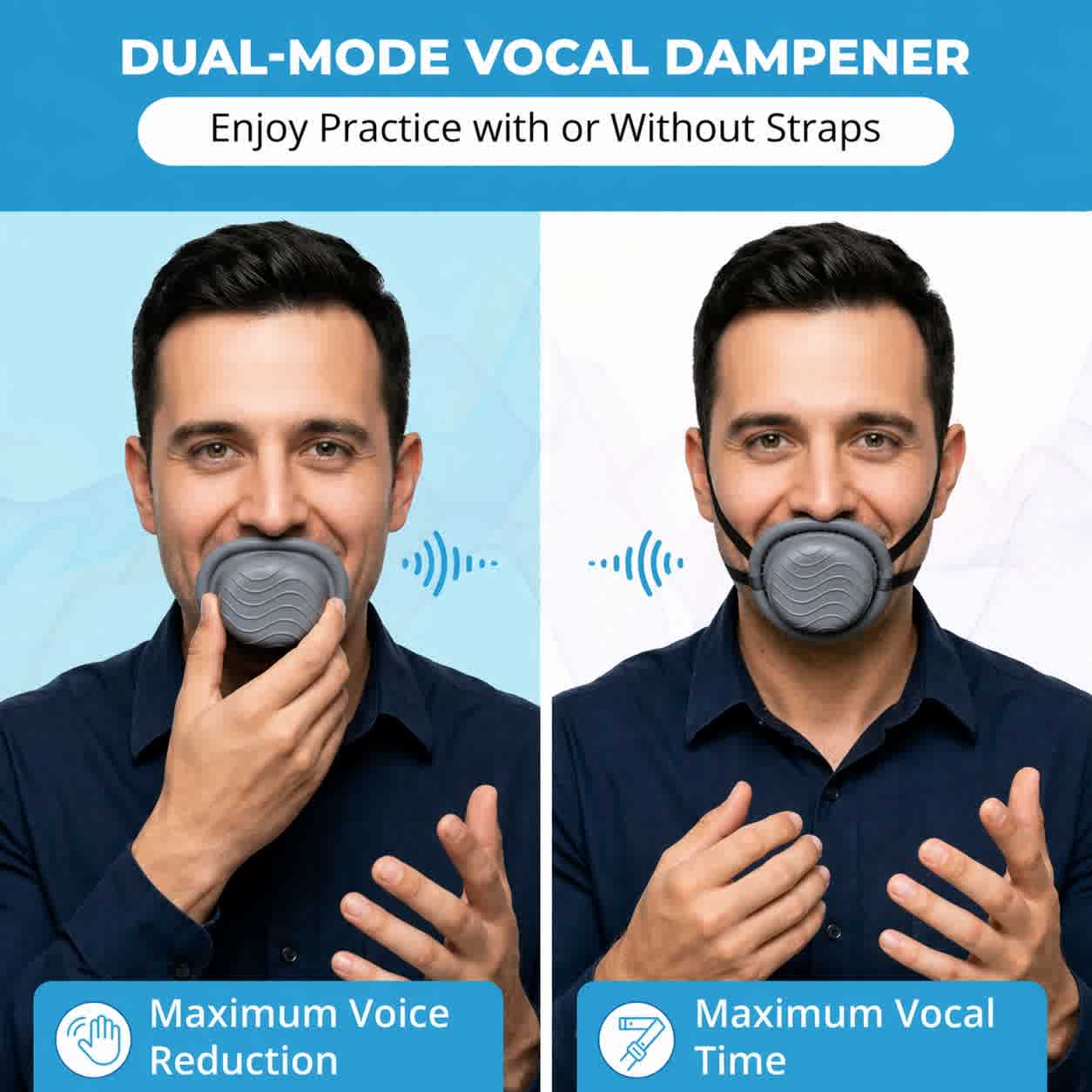 Dual Mode Vocal Dampener for Singers, Dual Mode