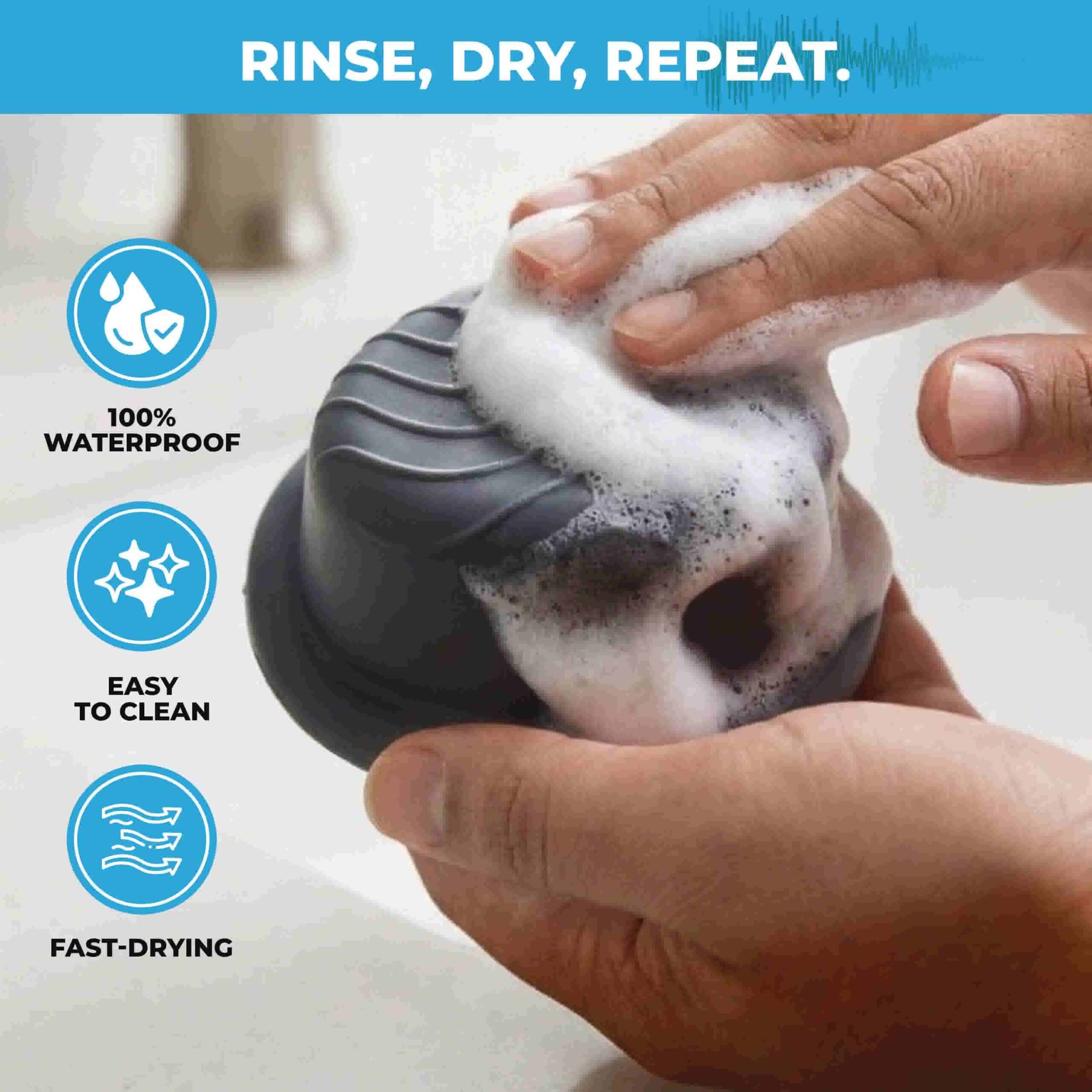 Rinse Dry Repeat Vocal Dampener for Singers, Rinse Dry Repeat