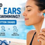 How to dry ears after shower