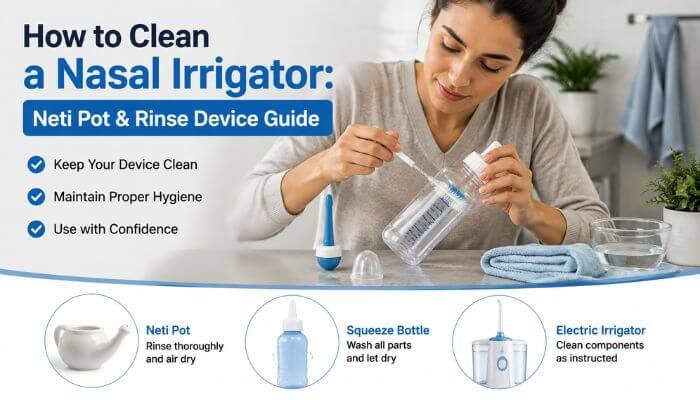 How to Clean a Nasal Irrigator
