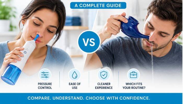 Nasal Rinse vs Neti Pot